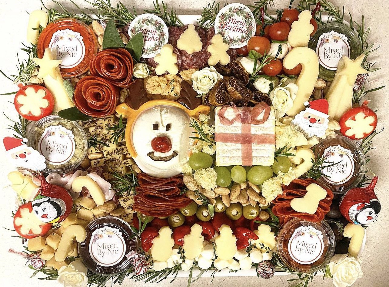 XL Christmas Themed Charcuterie Platter