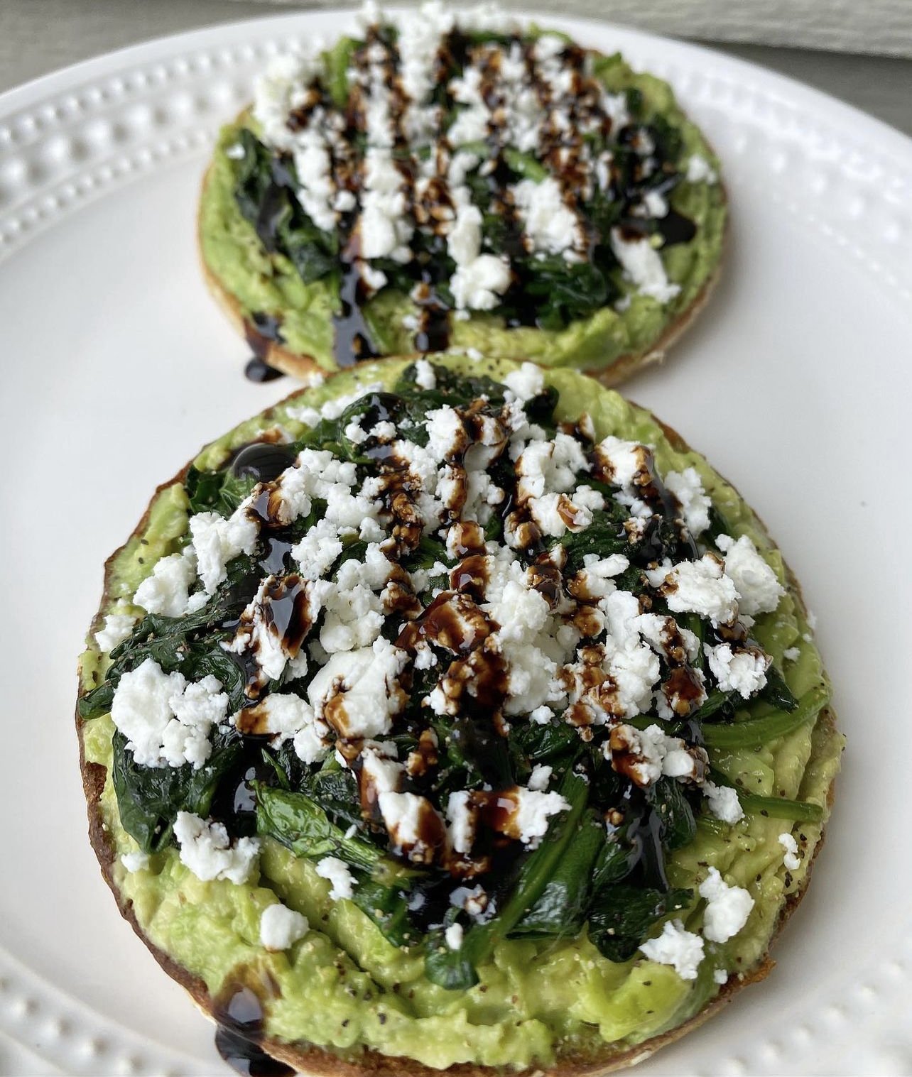 Spinach & Feta Avocado Toast